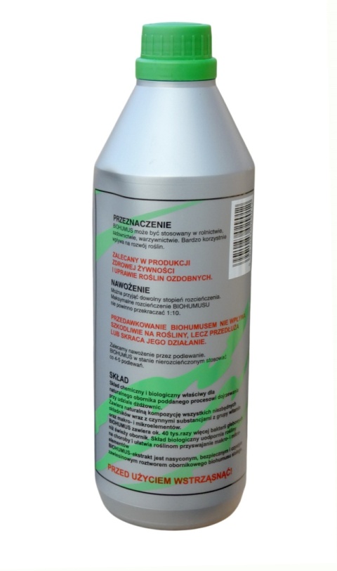 Biohumus Czysty 1L Naturalny Nawóz Organiczny Do Warzyw Kwiatów EXCIPIO