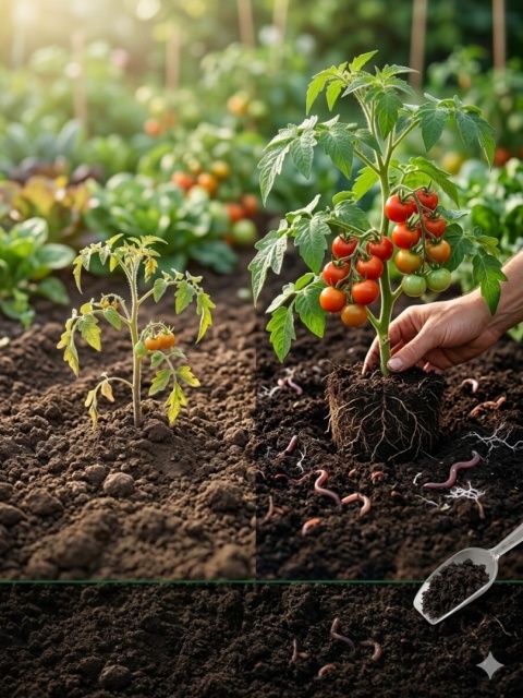 Biohumus Sypki Naturalny Nawóz Organiczny Obornikowy Czysty Ziemia 1 L
