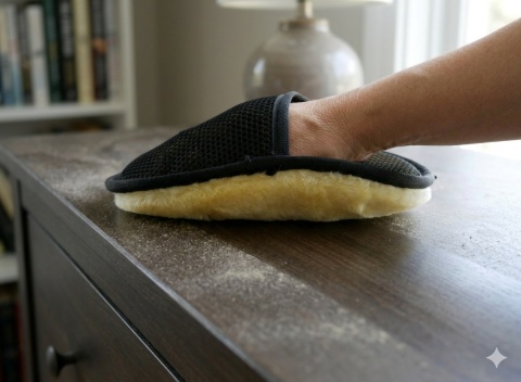 Chłonna Rękawica Mikrofibra do Sprzątania Domu Auta Mycia Okien Luster