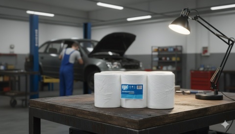 Czyściwo Papierowe Celulozowe XXL ZAPAS 3180 listków - komplet 6 rolek