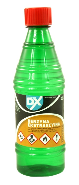 DX Benzyna ekstrakcyjna niskoaromatyczna 0,5L - czyszczenie i odtłuszczanie