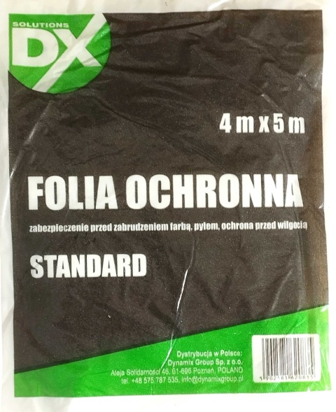 DX Folia Malarska ochronna STANDARD 4m x 5m płachta zabezpieczająca