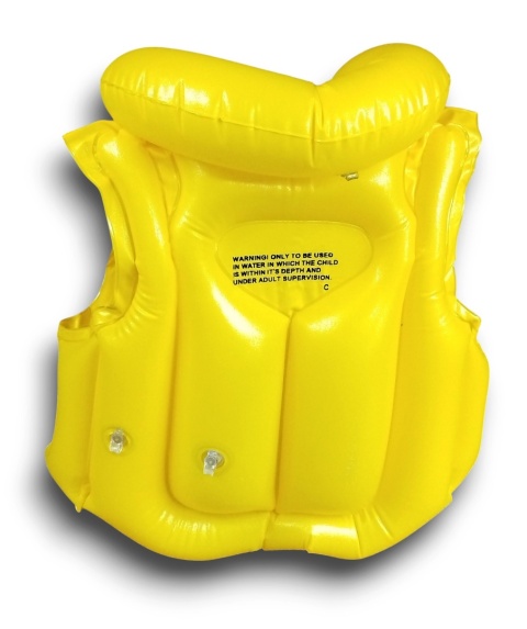 Kamizelka do nauki pływania ratunkowa dziecięca kapok 37x31cm kolory do wyb