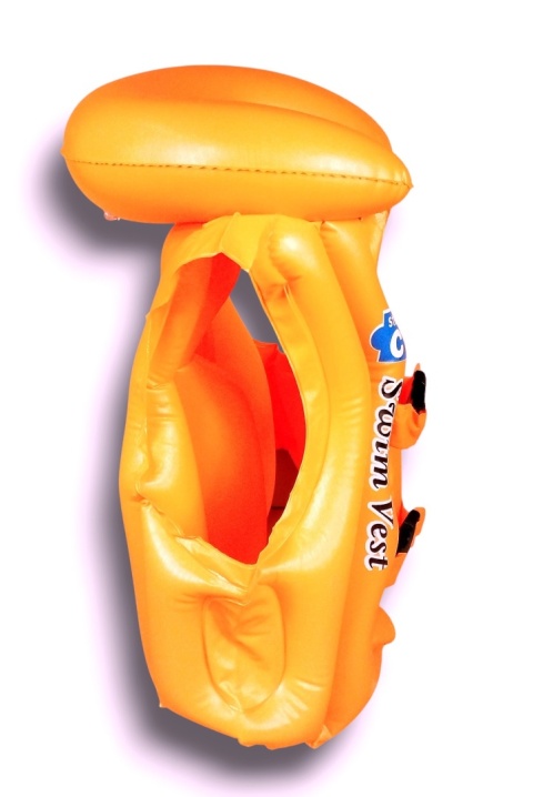 Kamizelka do nauki pływania ratunkowa dziecięca kapok 37x31cm kolory do wyb