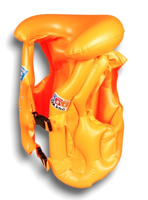 Kamizelka do nauki pływania ratunkowa dziecięca kapok 37x31cm kolory do wyb