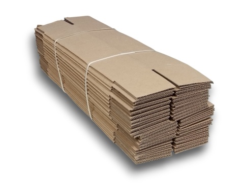 Karton klapowy 75x75x360mm komplet 20 sztuk Tektura 3-warstwowa 420 g/m²