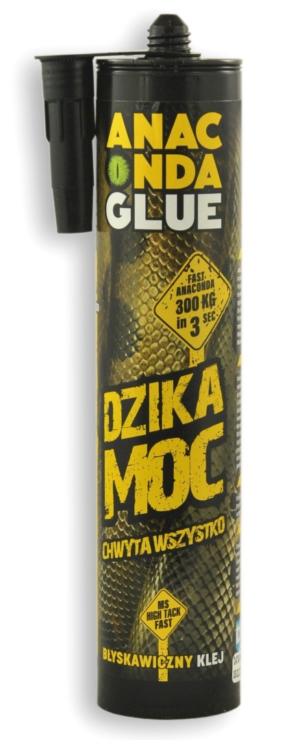Klej ANACONDA High Tack BIAŁY 290ml - Mega Mocny, Trzyma Od Razu! Giga Siła