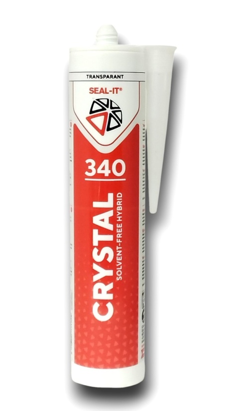 Klej uszczelniacz hybrydowy montażowy Seal-it 340 Crystal bezbarwny 290ml