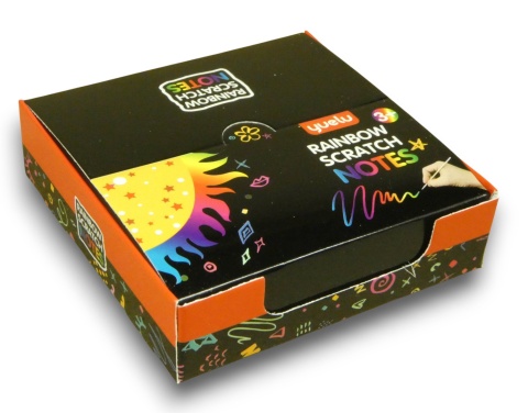 Magiczne karteczki do zdrapywania patyczki szablony Rainbow Scratch Notes