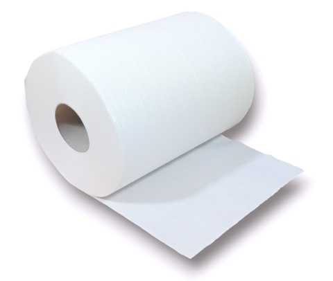 Mocny Ręcznik Papierowy Czyściwo Rolka XXL 2warst Białe 530 listków 1 rolka