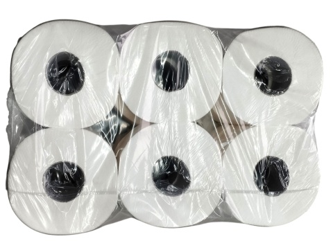 Papier toaletowy Jumbo 12szt zgrzewka 120m średnica 17cm rolki przemysłowe