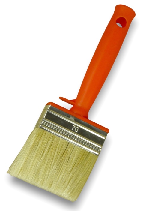 Pędzel tapeciak miniławkowiec szer 70 mm - włosie 50 mm - plastikowa rączka