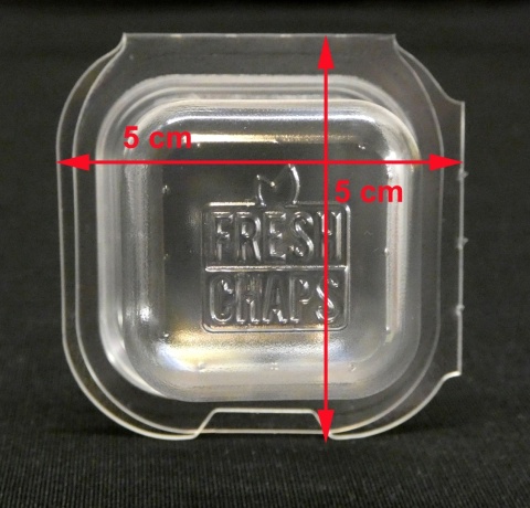 Pojemniki organizacyjne 5x5x5cm na drobiazgi, leki, śrubki, żetony - 100szt
