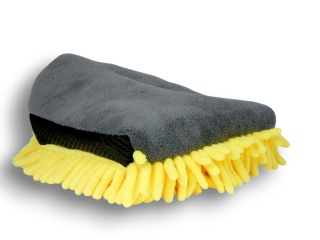 Rękawica Mikrofibra do Mycia Auta Felg Kurzu Mebli Okien Gruba Chłonna