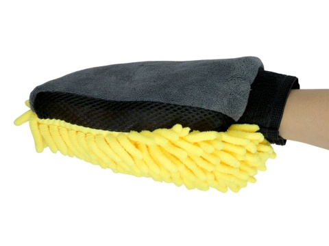 Rękawica Mikrofibra do Mycia Auta Felg Kurzu Mebli Okien Gruba Chłonna