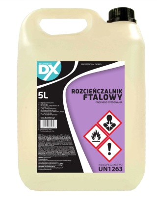 Rozpuszczalnik ftalowy DX 5 L rozcieńczalnik do farb i lakierów ftalowych