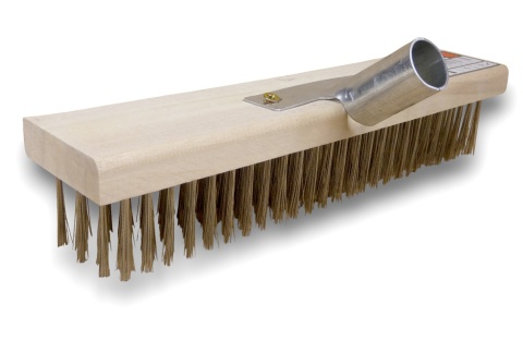 SZCZOTKA DRUCIANA DO SZOROWANIA DO KOSTKI MOCNA BEAST 30x6cm stalowy włos