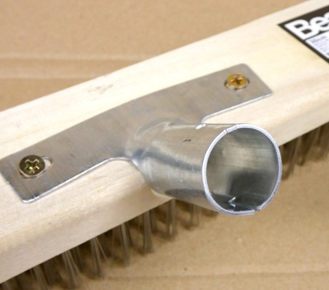 SZCZOTKA DRUCIANA DO SZOROWANIA DO KOSTKI MOCNA BEAST 30x6cm stalowy włos