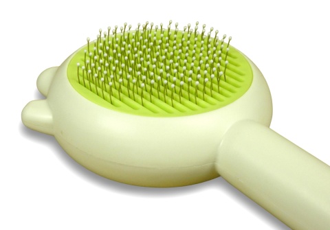 SZCZOTKA SAMOCZYSZCZĄCA DLA PSA KOTA Wyczesywanie SIERŚCI 20×9cm