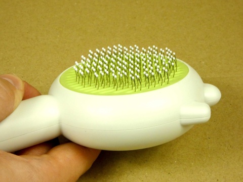 SZCZOTKA SAMOCZYSZCZĄCA DLA PSA KOTA Wyczesywanie SIERŚCI 20×9cm