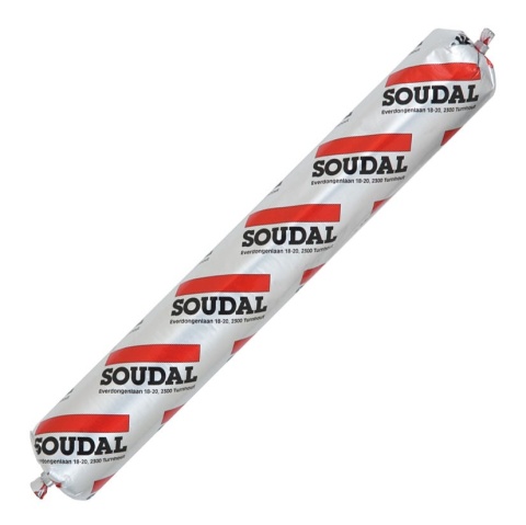 Samorozlewna poliuretanowa masa uszczelniająca SOUDAFLEX 33 SL szary 600 ml