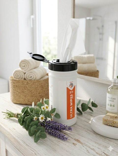 Seal-it 515 Ultra-Wipes - Chusteczki do usuwania silikonu, piany i kleju