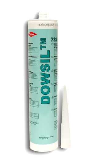 Silikon z atestem spożywczym Dowsil 732 Clear Multi-Purpose bezbarwny 310ml