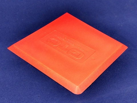 Szpachelka do wygładzania silikonu trapezowa 85x85x4,3mm