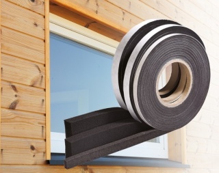 Taśma samorozprężna szer 20mm grubość 4mm COMPRESS BAND szary 8 m - OUTLET