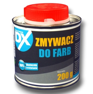 Zmywacz do farb i lakierów emulsja drewno metal szkło beton 200g mocny DX