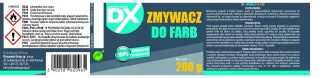 Zmywacz do farb i lakierów emulsja drewno metal szkło beton 200g mocny DX