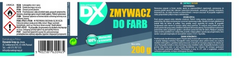 Zmywacz do farb i lakierów emulsja drewno metal szkło beton 200g mocny DX
