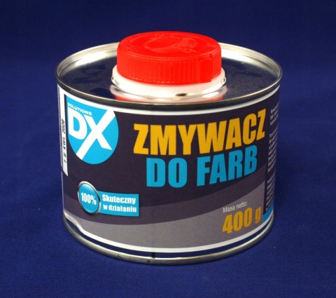 Zmywacz do farb i lakierów emulsja drewno metal szkło beton 400g mocny DX