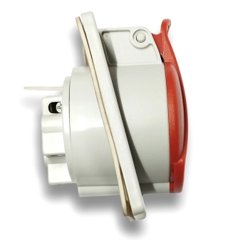 GNIAZDO SIŁOWE TABLICOWE SKOŚNE IEN 1643 TYP 16A 4p IP54