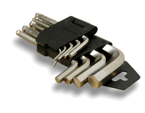 KLUCZE IMBUSOWE Z KULKĄ 1.5-10 MM CV 9 SZTUK dlugość 45-110mm