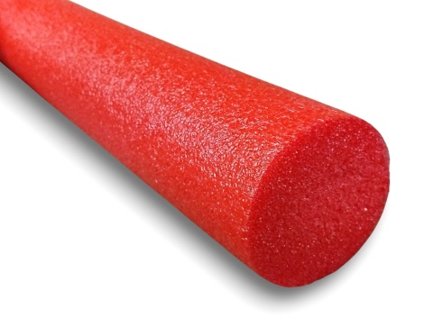 Makaron basenowy do nauki pływania 160cm średnica 6cm czerwony