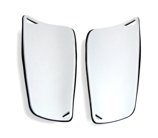 Ochraniacze piłkarskie SPORTS L 20x9 cm - lekkie, amortyzacja EVA, 3 kolory