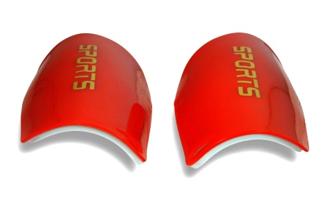 Ochraniacze piłkarskie SPORTS L 20x9 cm - lekkie, amortyzacja EVA, 3 kolory