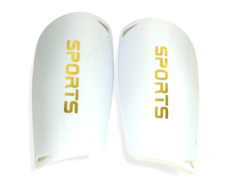 Ochraniacze piłkarskie SPORTS L 20x9 cm - lekkie, amortyzacja EVA, 3 kolory