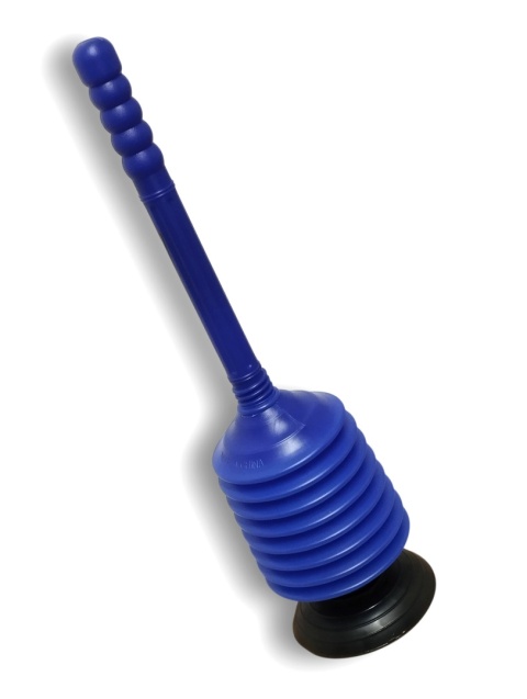 PRZEPYCHACZ DO RUR SYFONU WANNY ZLEWU WC 53,5x14cm mocna pompka