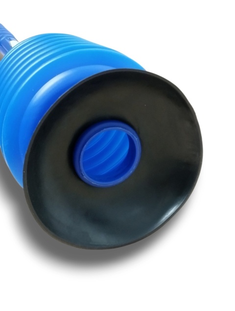 PRZEPYCHACZ DO RUR SYFONU WANNY ZLEWU WC 53,5x14cm mocna pompka