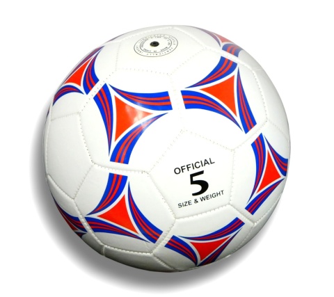 Piłka nożna 32 panele treningowa rekreacja wytrzymała mix kolorów rozmiar 5