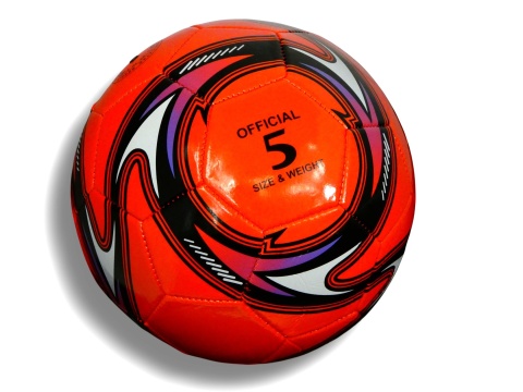 Piłka nożna 32 panele treningowa rekreacja wytrzymała mix kolorów rozmiar 5