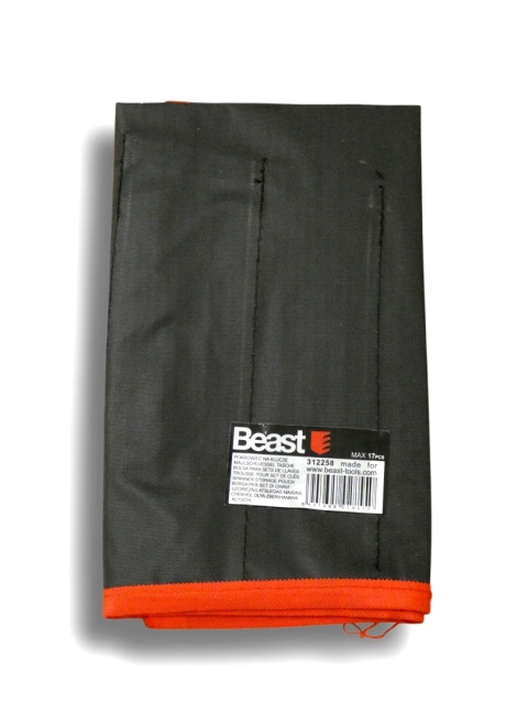 Pokrowiec Organizer na klucze płasko-oczkowe BEAST 17 kieszeni 6-32mm 73x42
