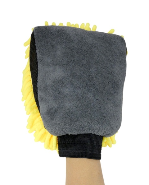 Rękawica Mikrofibra do Mycia Auta Felg Kurzu Mebli Okien Gruba Chłonna