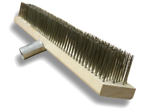 SZCZOTKA DRUCIANA DO SZOROWANIA DO KOSTKI MOCNA BEAST 50x6cm stalowy włos