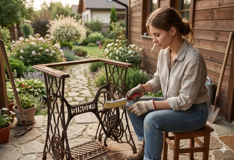 Szczotka metalowa druciana szczelinowa Beast stalowa prezycyjna - dług 25cm