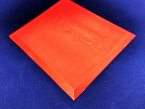 Szpachelka do wygładzania silikonu trapezowa 85x85x4,3mm
