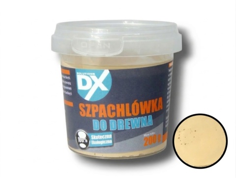 Szpachlówka do drewna DX - wypełnia ubytki, łatwa obróbka 200 g BRZOZA