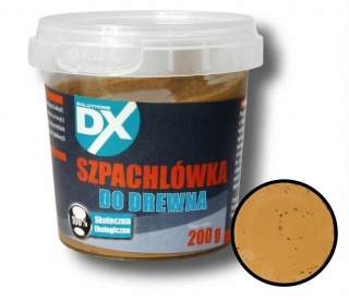 Szpachlówka do drewna DX - wypełnia ubytki, łatwa obróbka 200 g DĄB